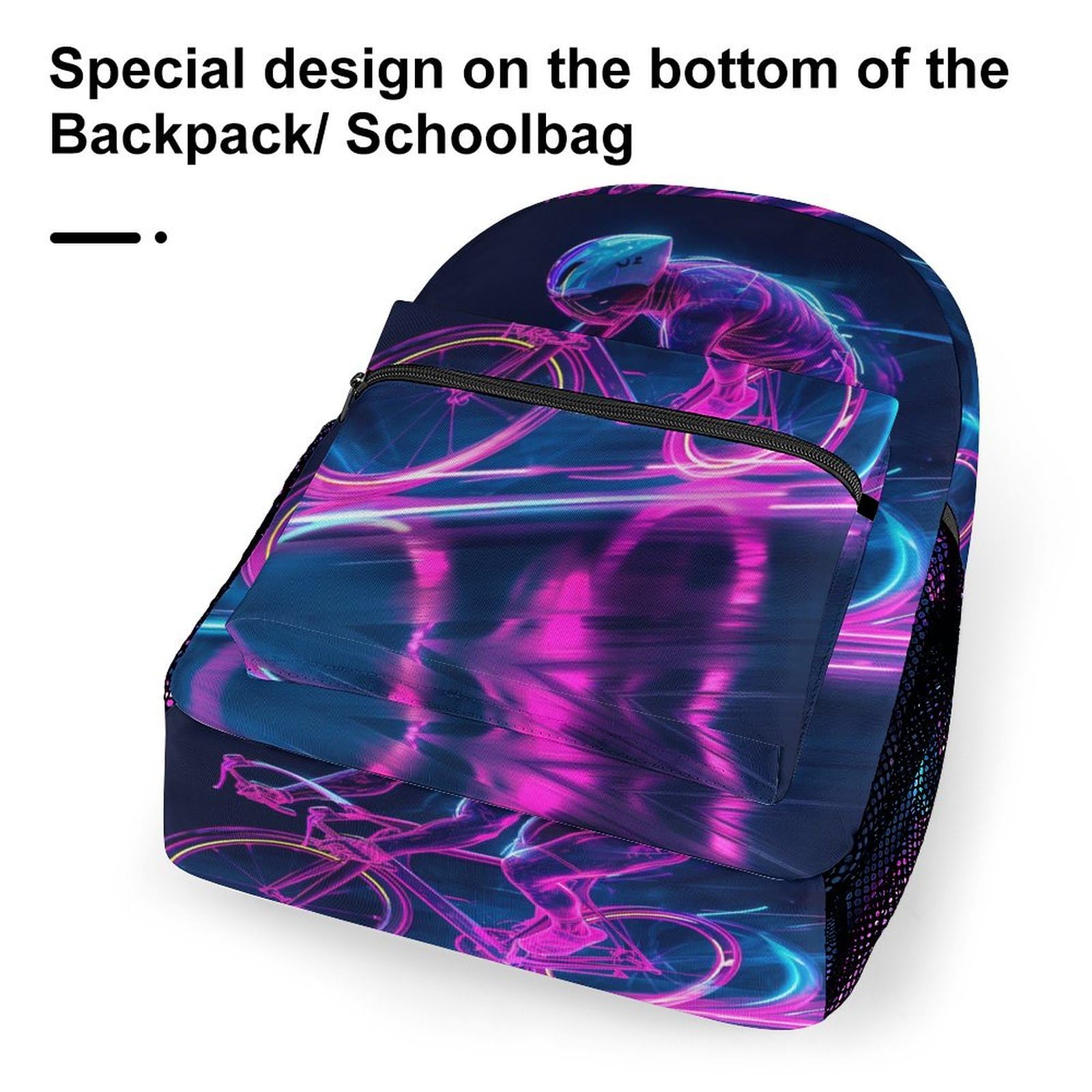 Bicicleta de montaña Mochila Escolar Primaria Transporte Morral Con Bolsillos Laterales Mochila Escuela Mochila Infantil De Gran Capacidad Primaria Pequeña Guardería Mochila One Size