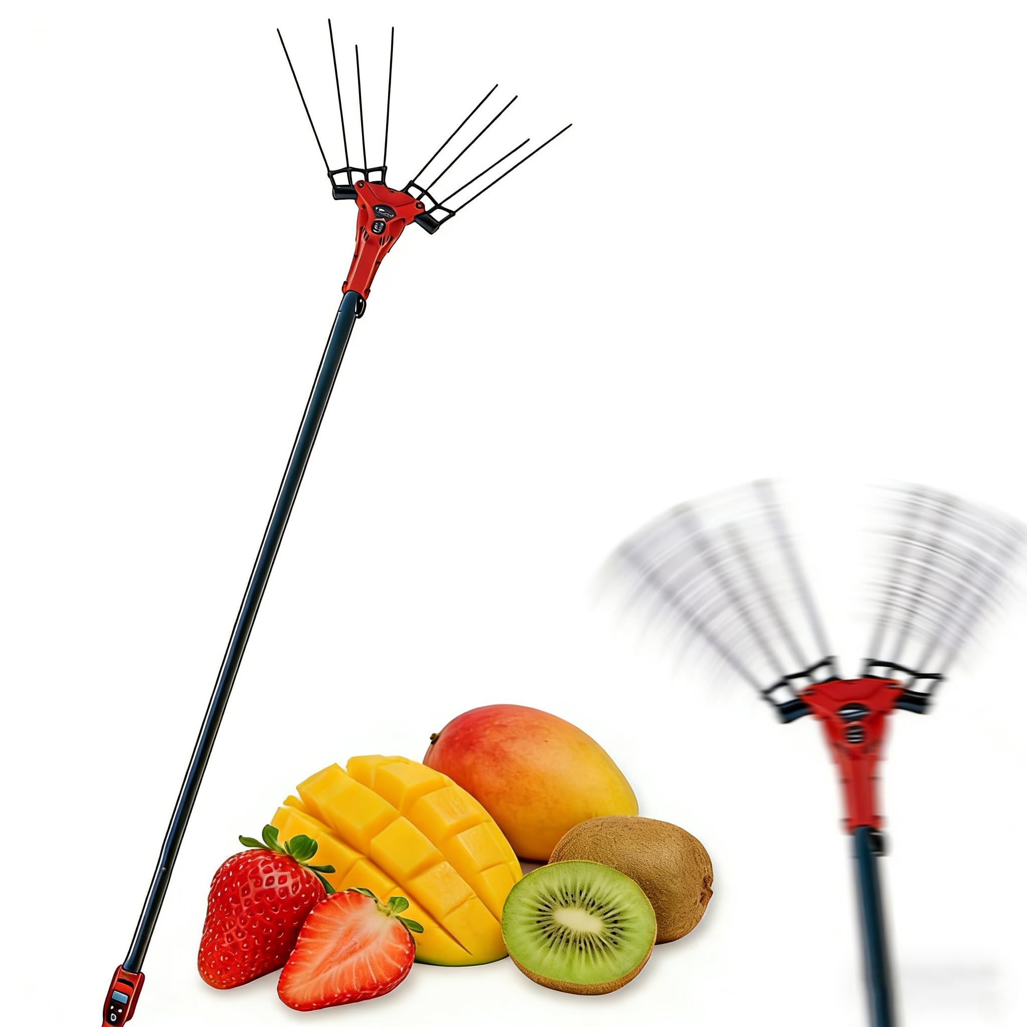 GYKOZY Fruit Picker Tool,Hand-Held Portable Fruit Picker Tool,Pure Copper Brushless Motor,Can Pick Fruit From A Height Of 6 Meters,Sit Can Be Widely Applied To Orange, Walnut, And Coffee Trees.