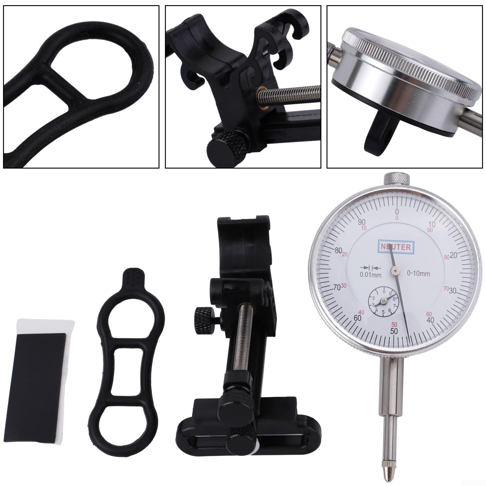 Wheel Truing Stand Bike Rims Adjustment Tools With Percentage Indicator Bike Rims Adjustment Tools Fast Repair Work(Black)