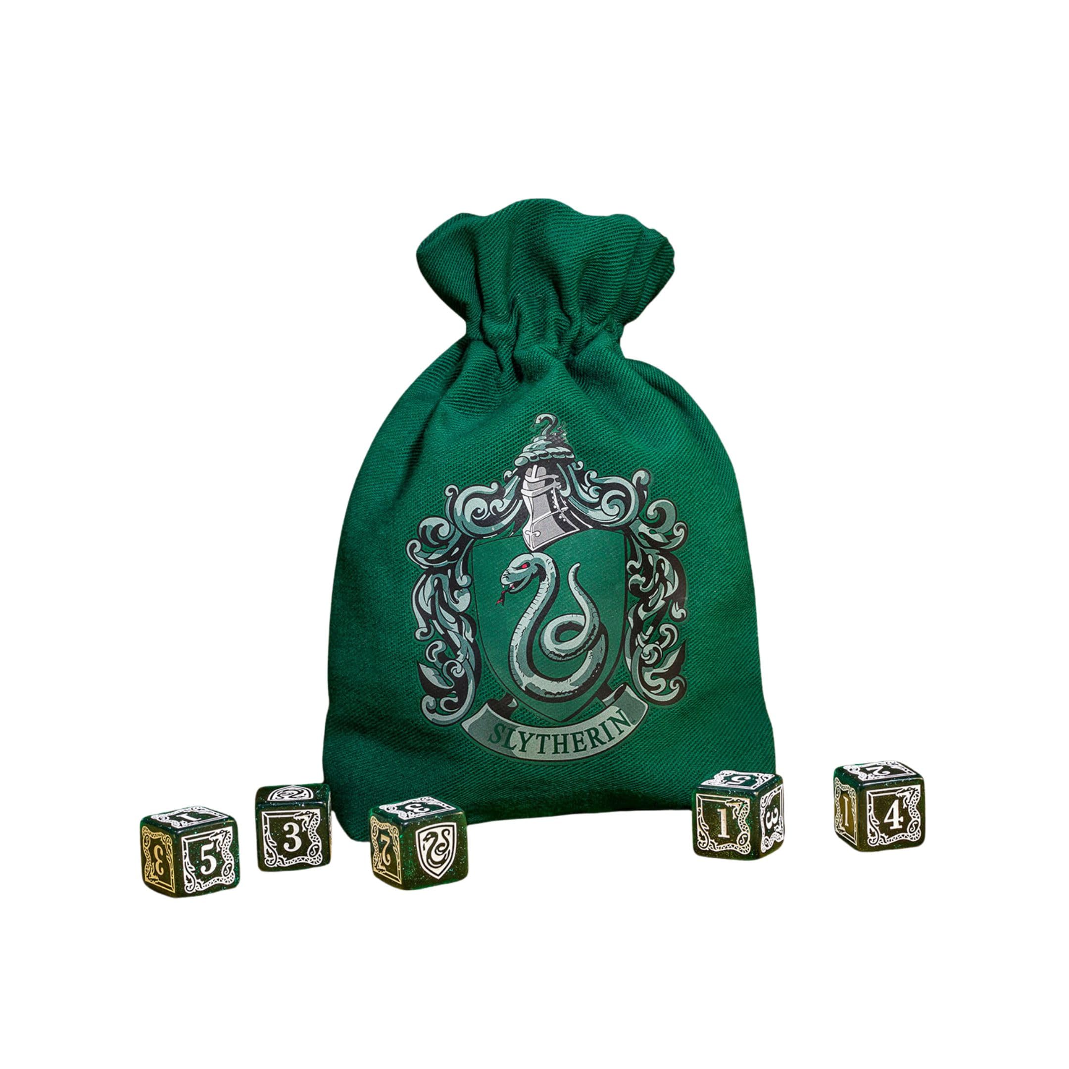 Q-Workshop Harry Potter Slytherin Dice Pouch