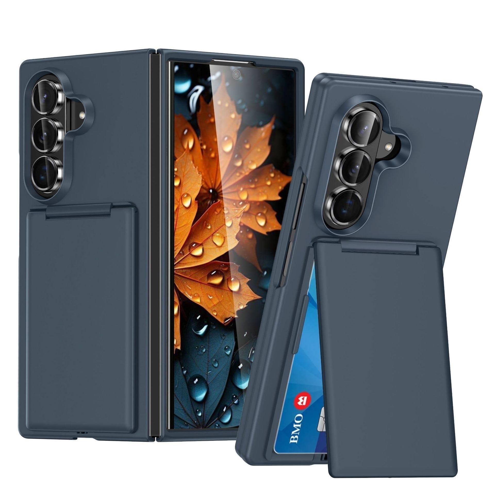 Custodia Per Samsung Galaxy Z Fold 8 Ultra, Ultra Sottile Slot Schede Case