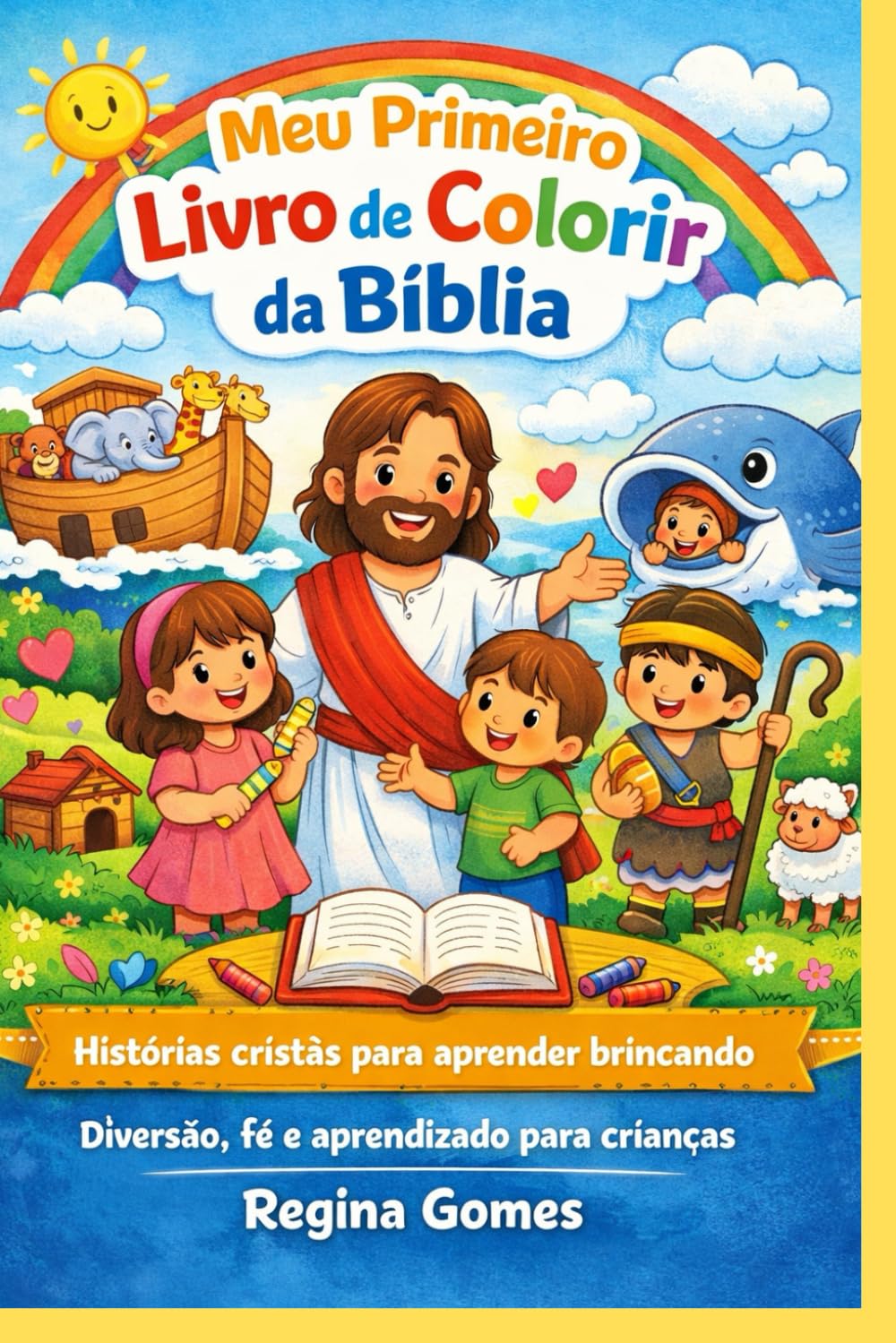 81 Desenhos Bíblicos Cristãos em 3D para Colorir