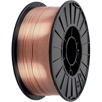 findmall ER70S-6 Mild Steel 0.035 Inch MIG Welding Wire Low Splatter 33 Pound Spool Fit for All Position Gas Welding