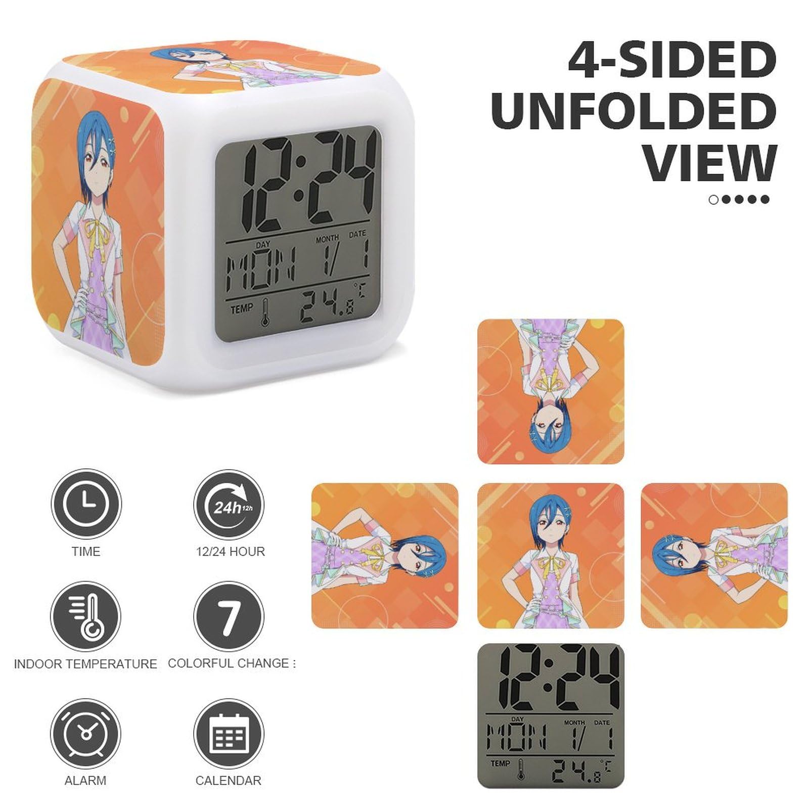 Amazon.co.jp: ラブライブ スーパースター 若菜四季 目覚まし時計