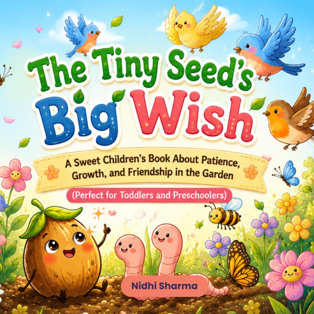 The Tiny Seed's Big Wish: A Sweet Children's Book About Patience, Growth, and Friendship in the Garden (Perfect for Toddlers and Preschoolers) (Story Books for Kids)
