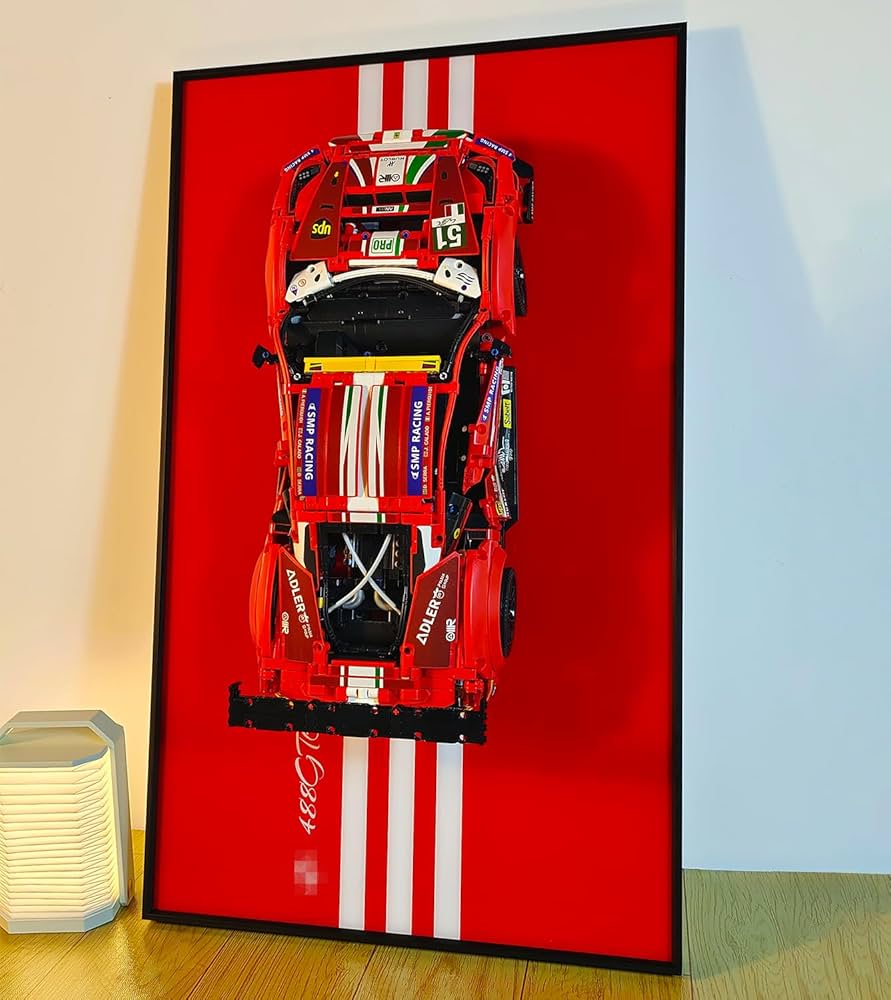 Amazon.com: iCUANUTY Display Wall Mount for Lego 42125 Ferrari 488