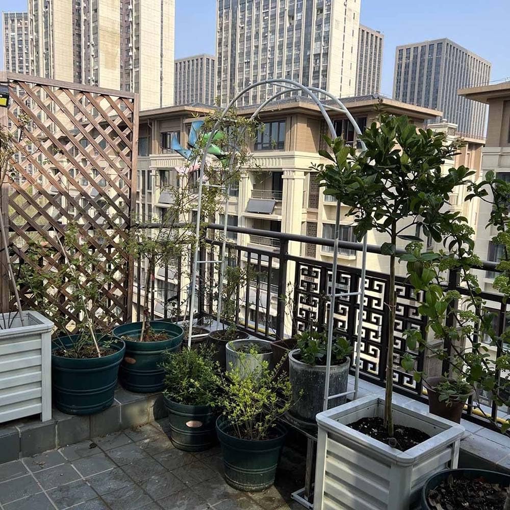 Metall-Gartenbogen für Rosen – Hochzeitsspalier, verstellbare Breite 80–350 cm, für den Außenbereich, Terrasse, Dekoration, Bronze-Finish, ideal für Gärten und Fenster, (B 200 x H 220 cm)