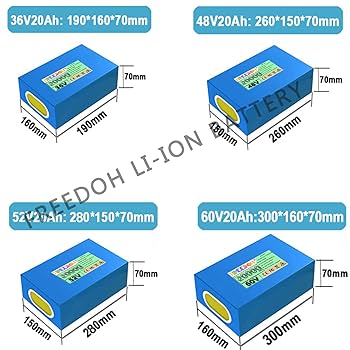 新品未使用　電動自転車　バッテリー　48v 20ah　大容量 Amazon.co.jp: 48V 20AH リチウム電池 E-Bike バッテリー 48V