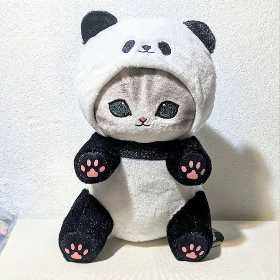 Amazon.co.jp: モフサンド mofusand パンダにゃん bigぬいぐるみ