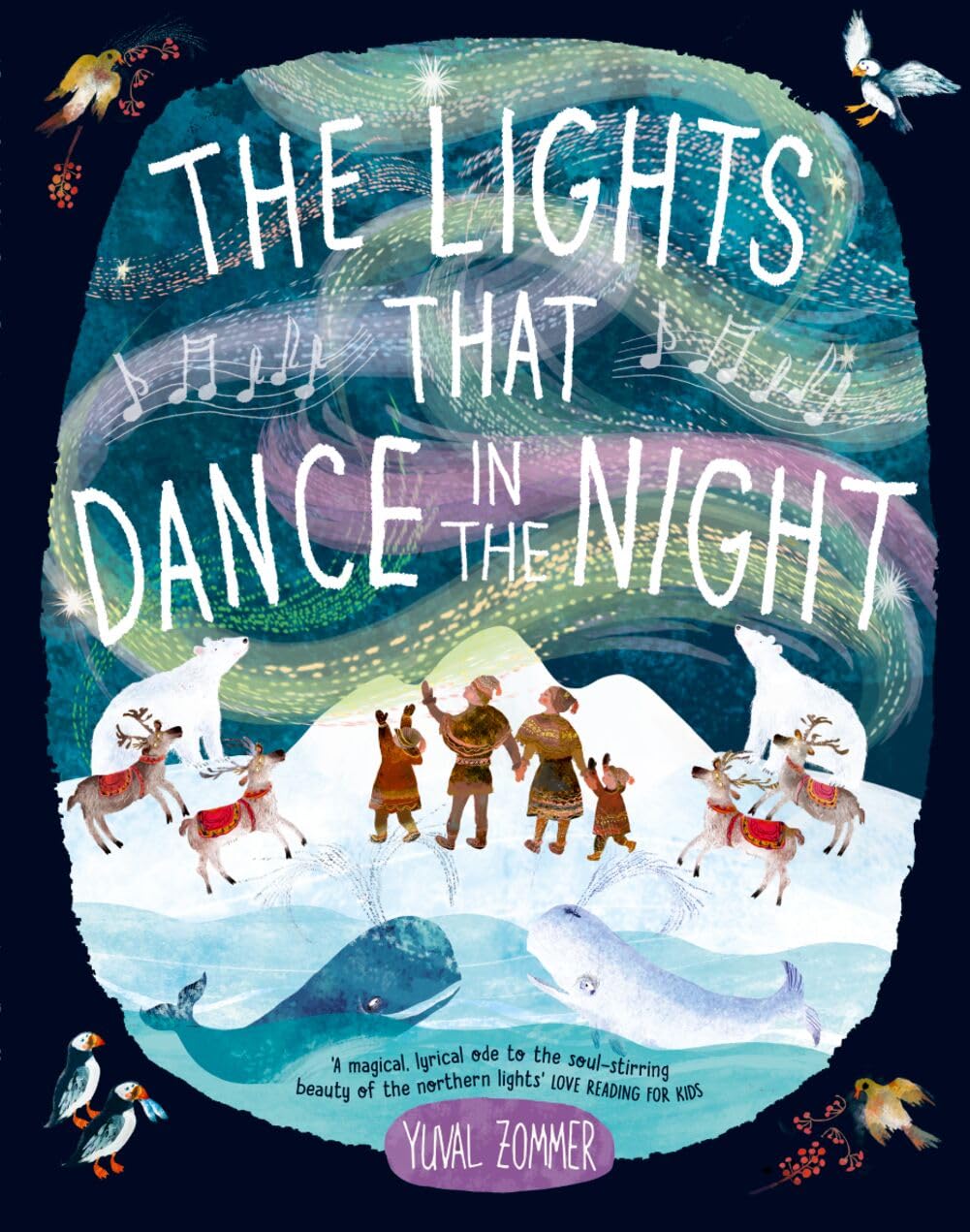 Yuval Zommer The Lights that Dance in the Night Paperback Book - Fiction
