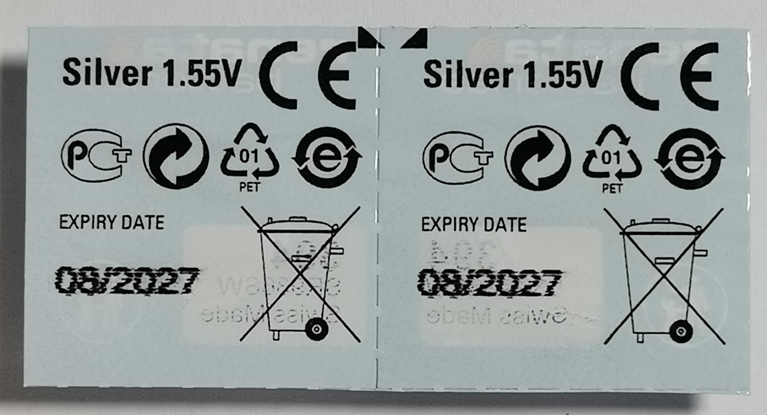 Batterie Renata 371 SR920SW - 2 Pezzi, Blister - Foto 2