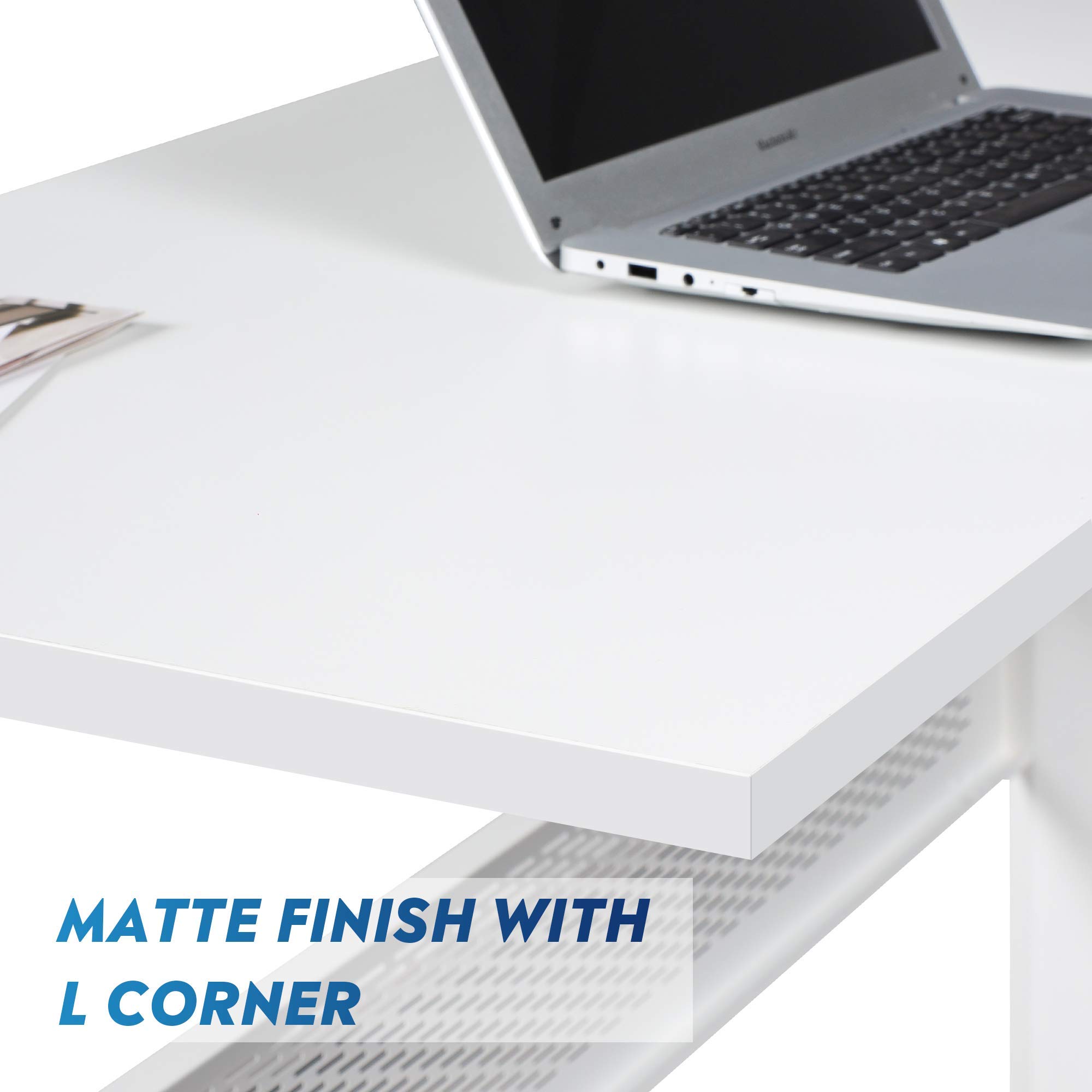 DEVAISE Height Adjustable Standing Desk with Side Crank Handle; 140cm