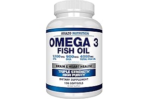 Arazo Nutrition High Quality Omega 3 Fish Oil