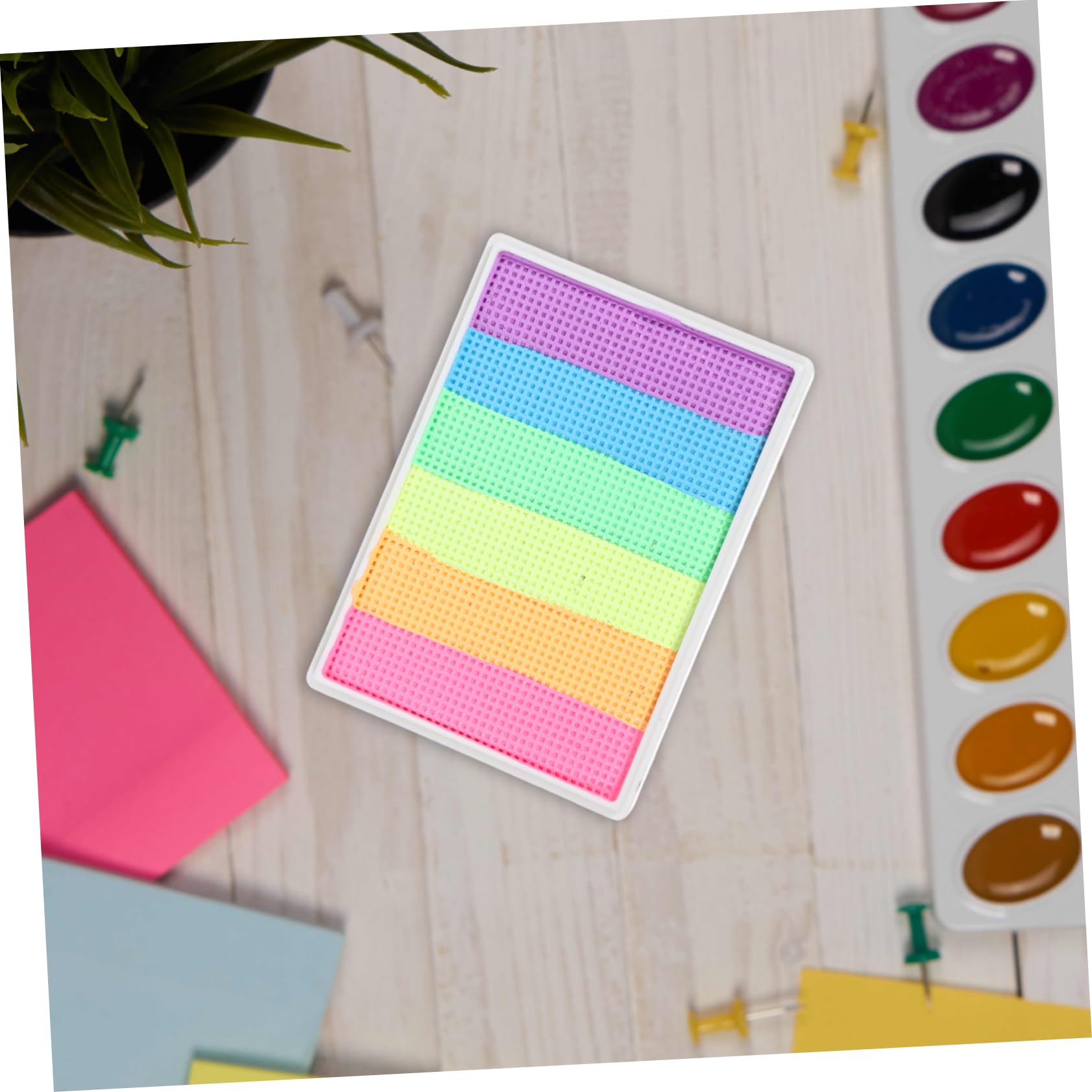 ARTSEWPLY Rainbow Paint Kit Water Based Makeup for Soccer Fans Easy to Use and Clean for Parties DIY and Festivals