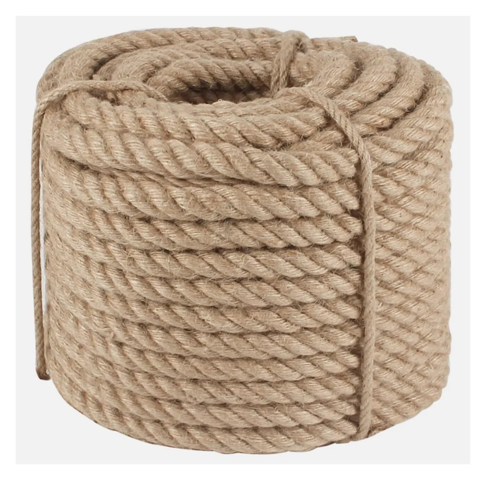Twisted Manila Rope 20mm 1-15M Natural Jute Thick Hemp for Rail(10M)