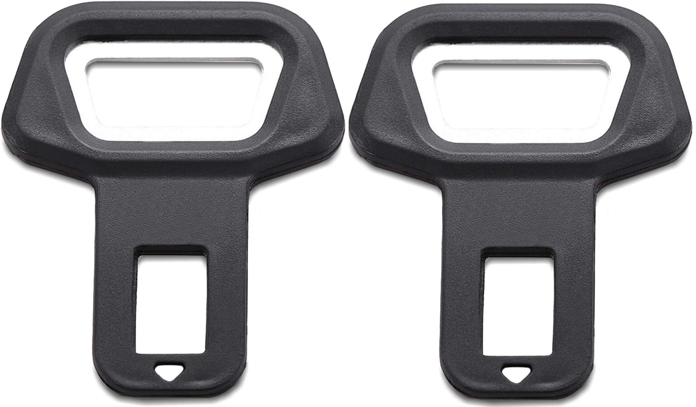 2 Pack Car Seat Belt Clip Mounted Seat Belt Clips & Beer Bottle Opener (Two Products in One)-Dual Use Thing: Bittle Opener & Seat Belt Buckle Alarm Stopper - Best Gift for Dad - Unique Designe,Black