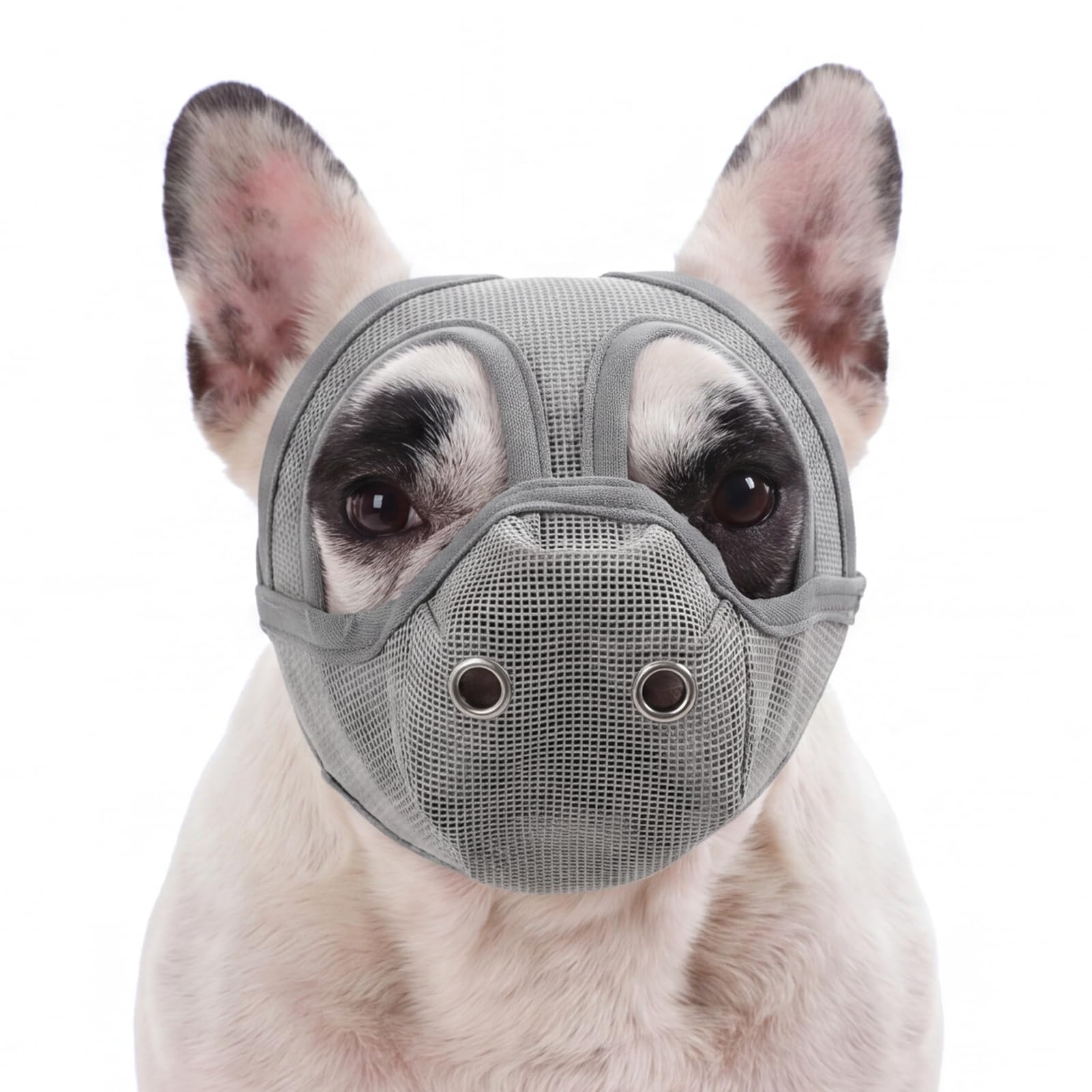 French Bulldog Muzzle, Comfortable Flat-Faced Dog Muzzle for Frenchies