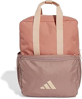 اديداس شنطة ظهر للاطفال من يوث برايم بي بي كيه بلون احمر ووندر كلاي وصالة الالعاب الرياضية والتدريب للاطفال الاولاد والبنات، مقاس ان اس