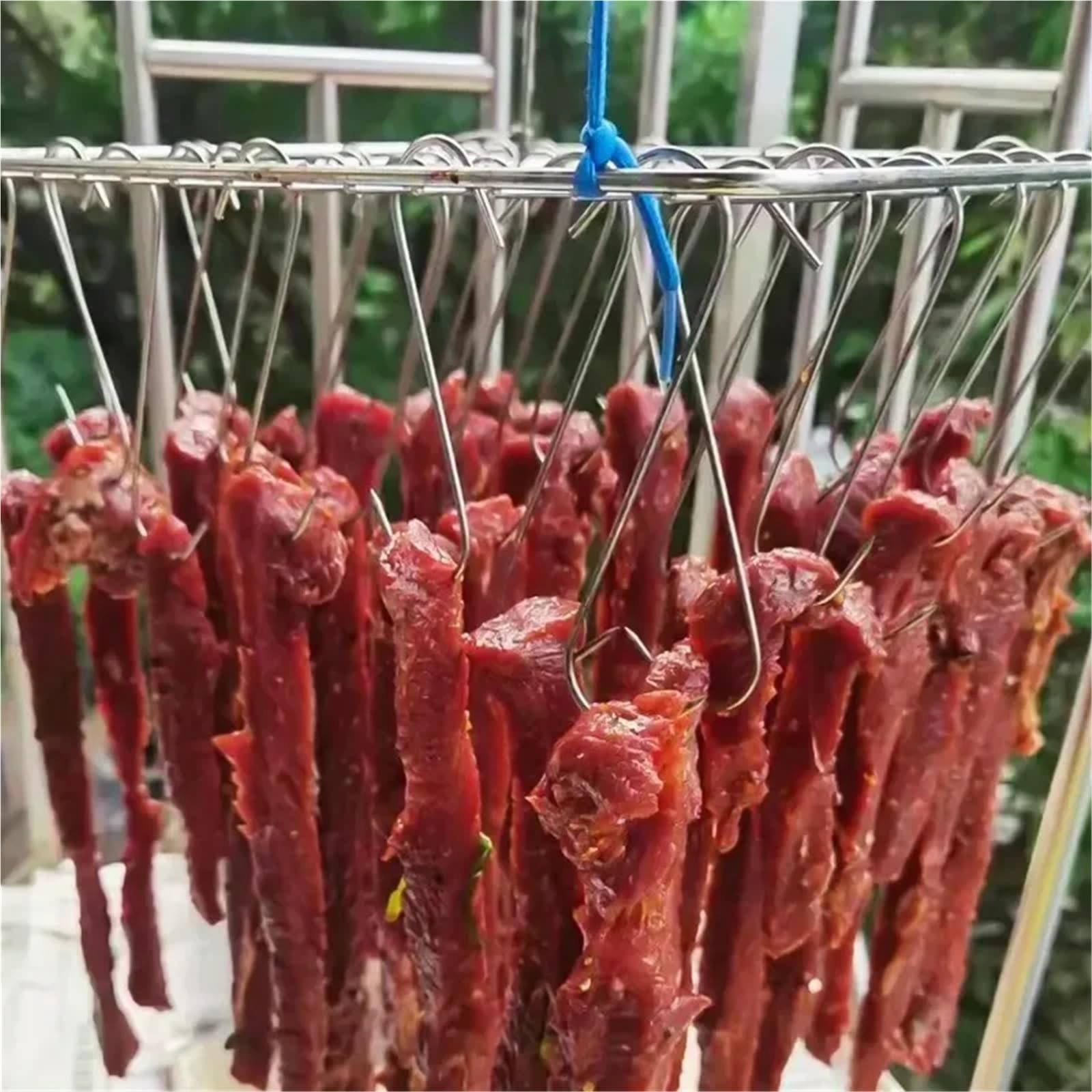 100 ganchos en forma de S acero inoxidable con punta afilada for colgar carne cocina, carnicería, barbacoa y utensilios repostería para Procesamiento de Carne(15CM)