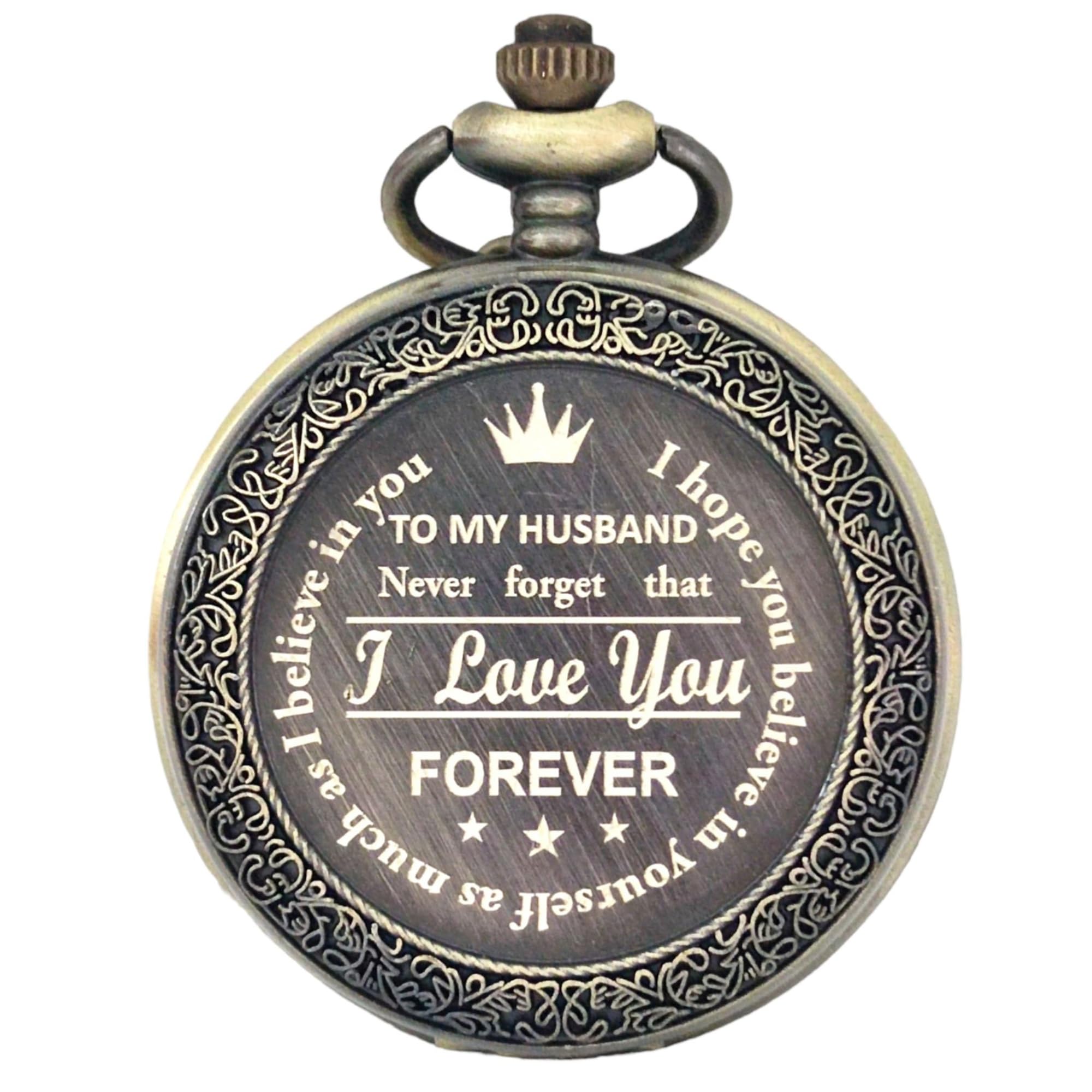 Classy Pocket Watch to My Husband Gift, Birthday, Anniversary, Sovenier