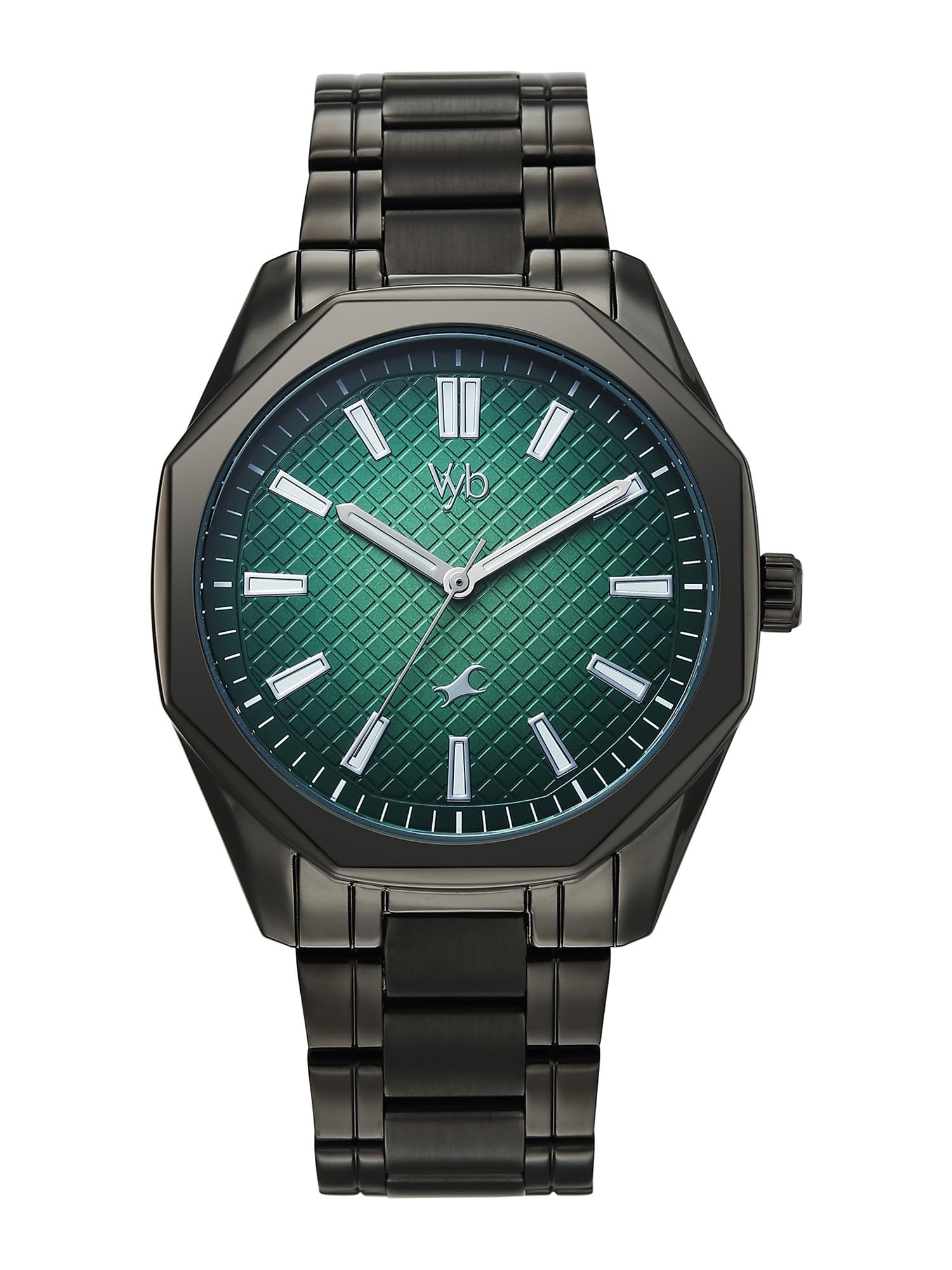 Fastrack Vyb Quest with Quartz Analog Green Dial Grey Zinc Alloy Strap Watch for Men - FV30042QM02W-picture-32