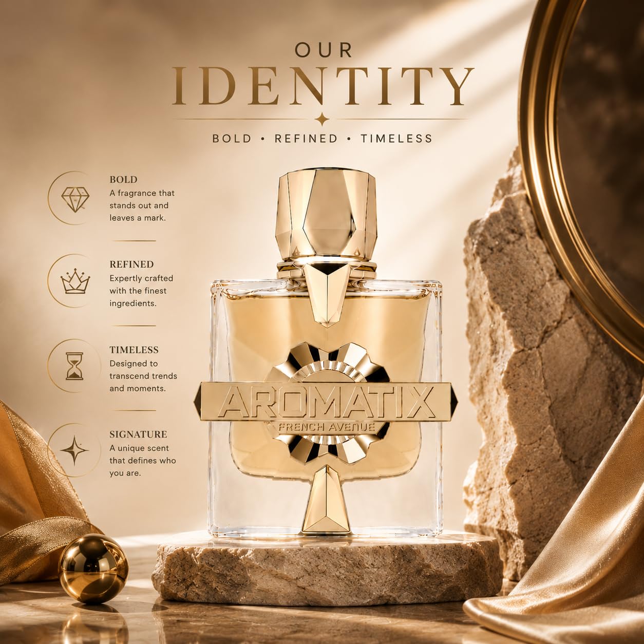 French Avenue Aromatix X Xandal Extrait de Perfume para Hombre y Mujer, 100 ml
