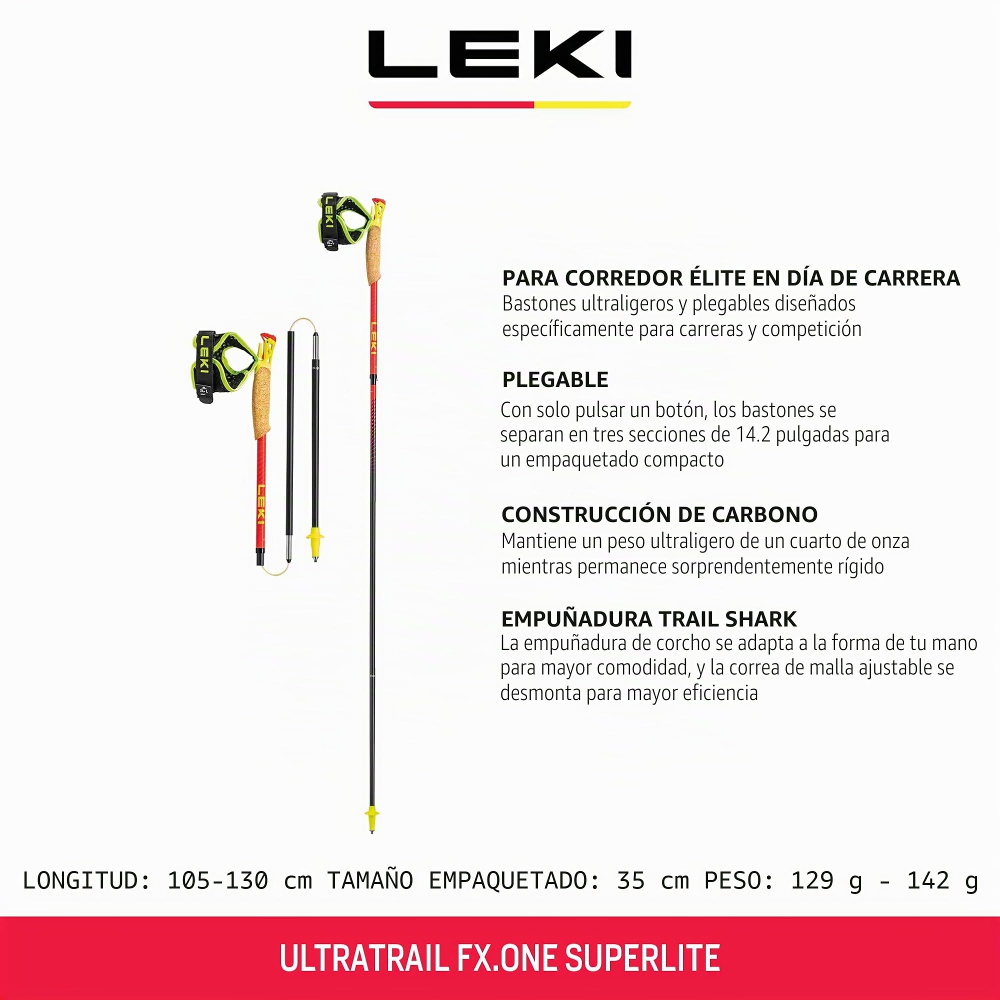 LEKI Artículos Deportivos Unisex-Adulto, Ohne Zuordnung, 80 cm