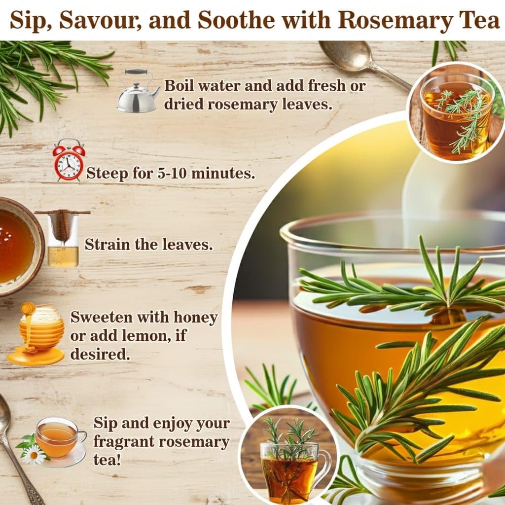 Rosemary Dried Leaves 50 grams, Premium Grade Rosemary for Seasoning, Tea and Hair, For Salads, Soups, Cooking, Hair Growth