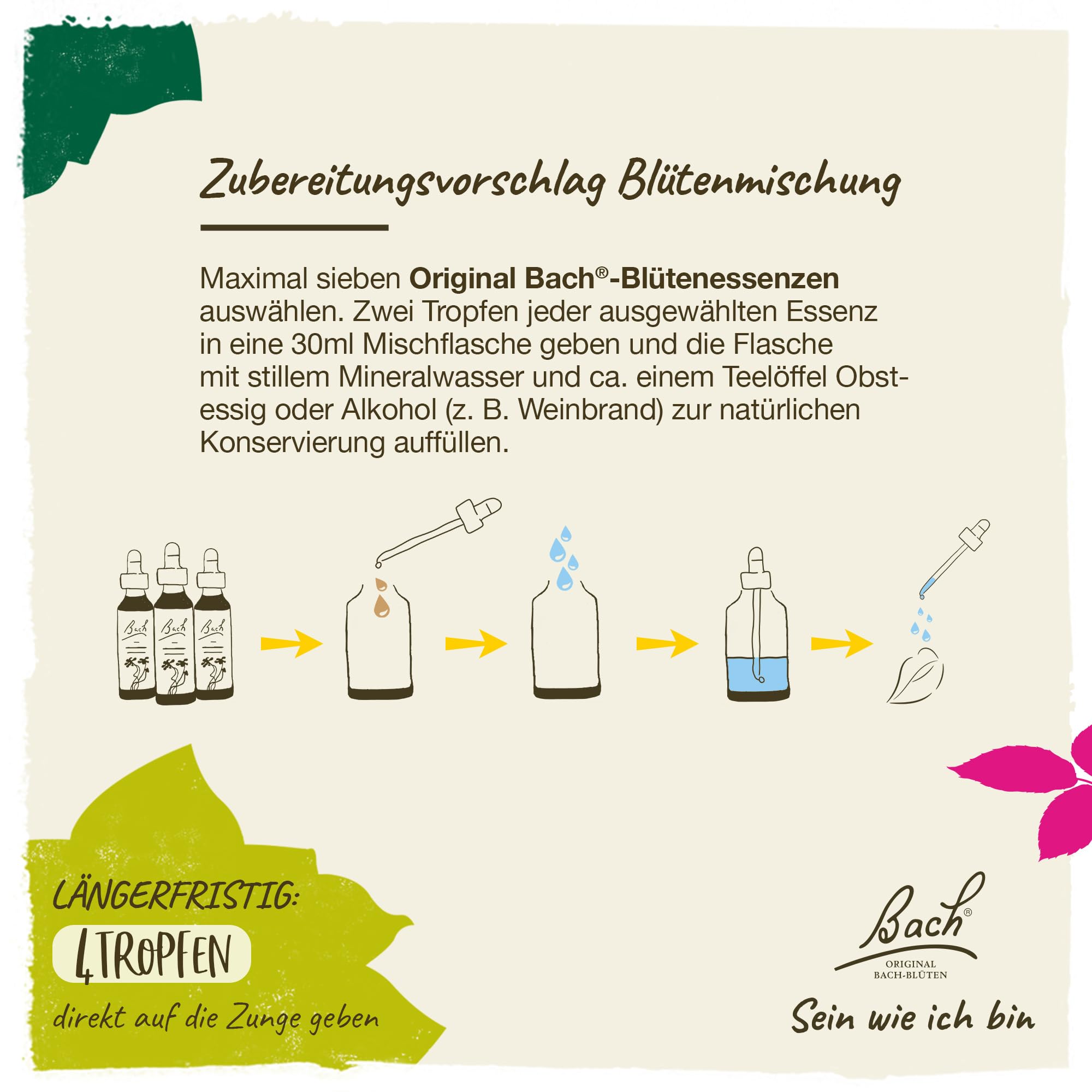 Original Bachblüten Tropfen Box: Alle 38 Bach-Blüten Essenzen + 2x RESCURA Rescue Tropfen, 40x10ml