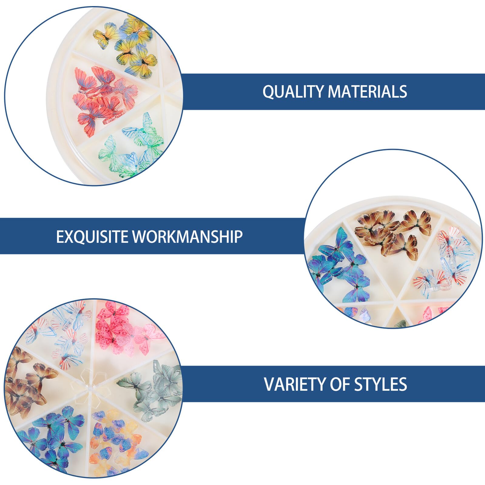 PACKOVE 2 set Unghie A 3D Decorazioni Per Unghie A 3D Decorazioni Per Manicure Te Per Nail Art Per Nail Art 3 scatole*2