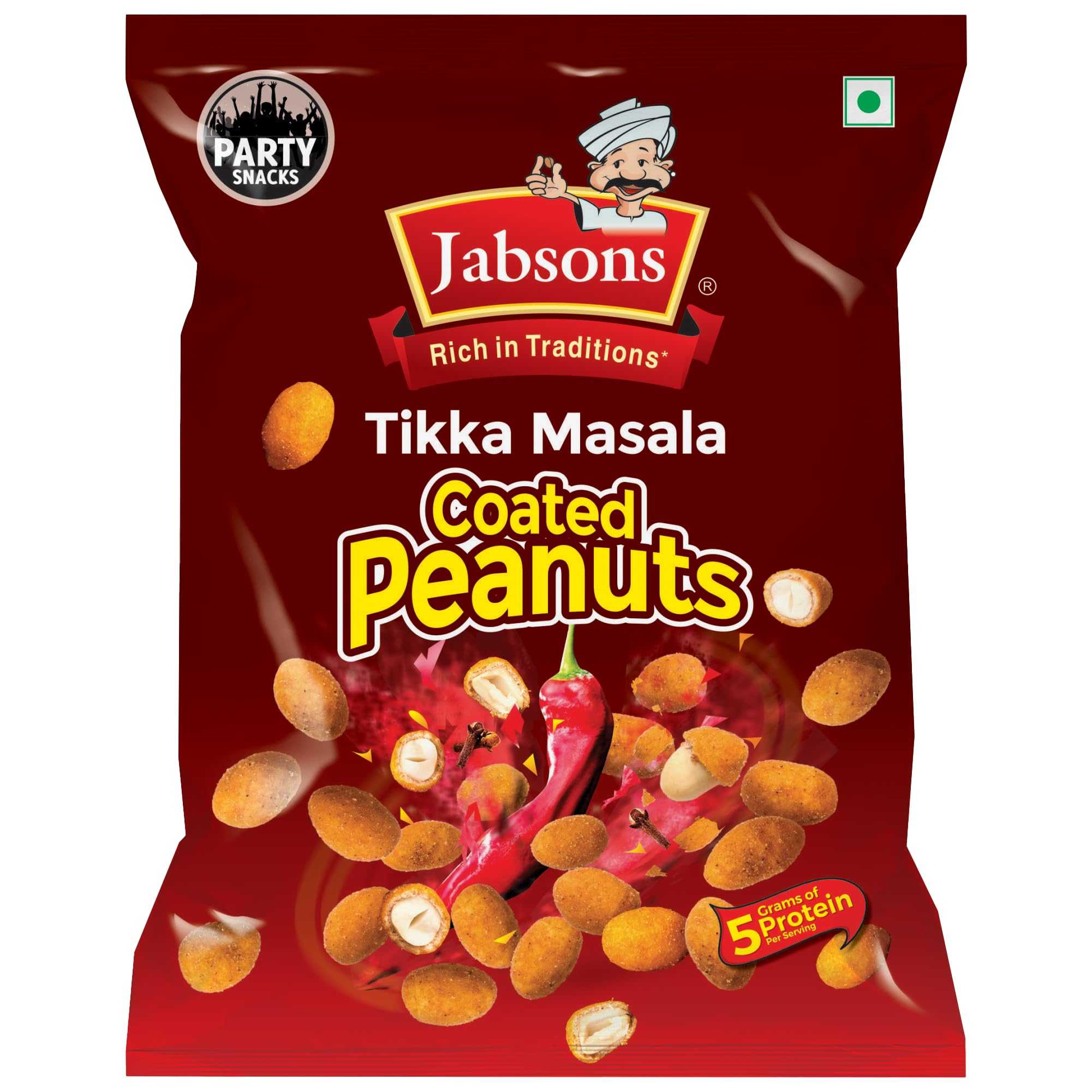 Jabsons Tikka Masala Coated Peanuts | 150 g (B0CYX3K4X6) Amazon Price History, Amazon Price Tracker