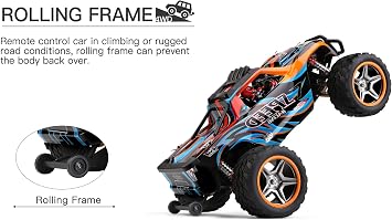 WLTOYS 104009 RC CAR Brushed Motor 1/10 Remote Control Off-Road RC Drift Car Radio Toys 45KM/H High Speed Monster Racing Car (104009 3 * 1500)