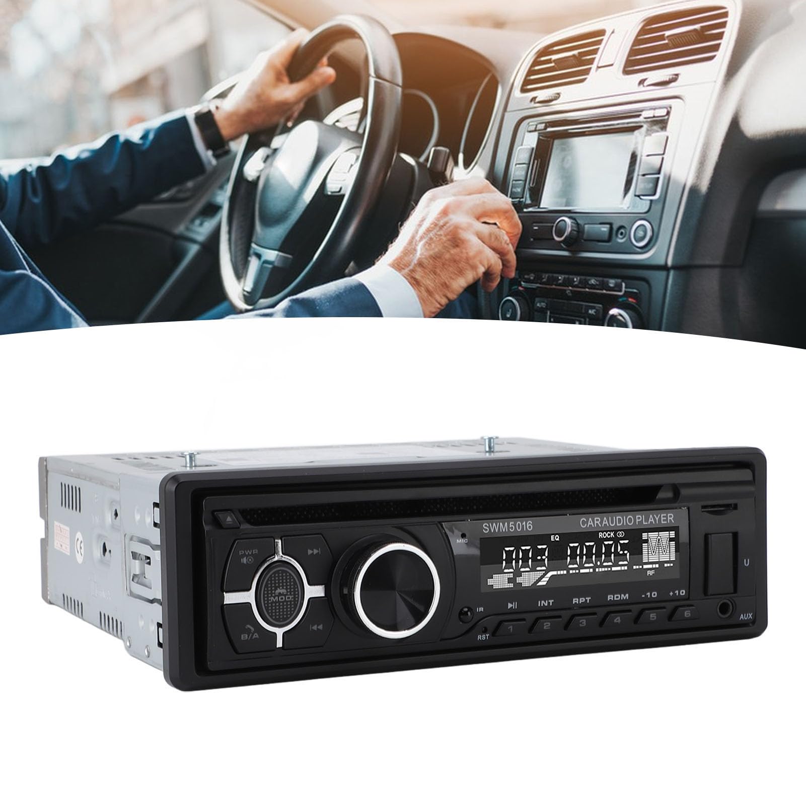 Samochodowy Odtwarzacz DVD, Stereofoniczny Odbiornik Radiowy USB Bluetooth MP3 z Pilotem, do Samochodów Ciężarowych Obsługa Kamperów DVD MP3 MPEG4 VCD Odtwarzanie JPEG