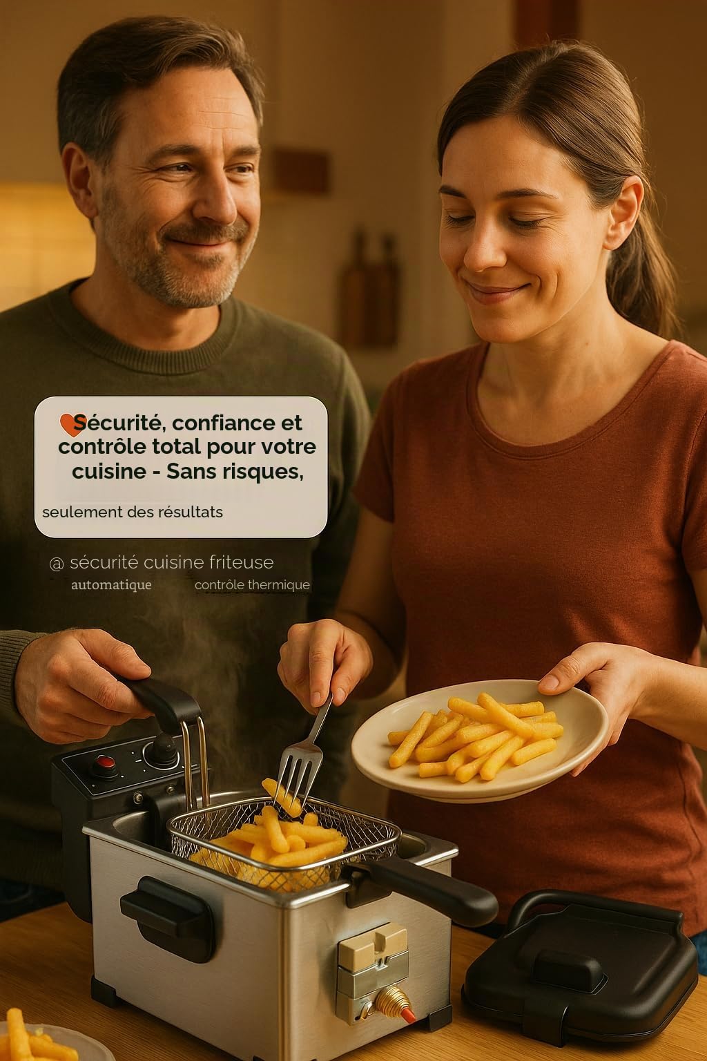 CubetasGastronorm Thermostat de sécurité friteuse 240° Capillaire 1000 mm avec REARME 16 A capillaire 1000 mm Protection contre la surchauffe Précision Haute résistance Friteuses industrielles et
