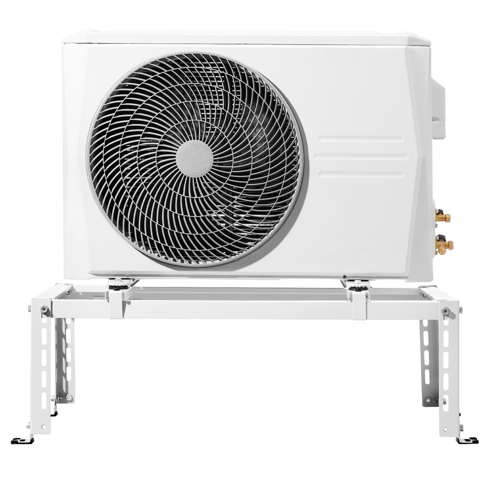 VEVOR Soporte de Suelo para Minisplit Ajustable y Antivibración para Aire Acondicionado sin Conductos 9000-24000 BTU Soporte de Base Resistente Capacidad de Carga Máxima de 250 kg, 90 x 50 x 30 cm