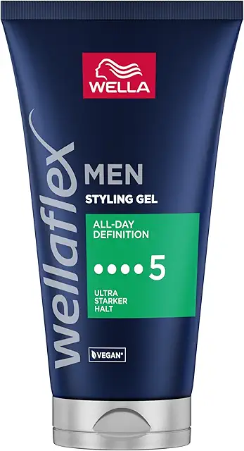 Wellaflex Men All-Day Definition Gel - Ultra starker Halt, vegan, 150ml | Gel Hår