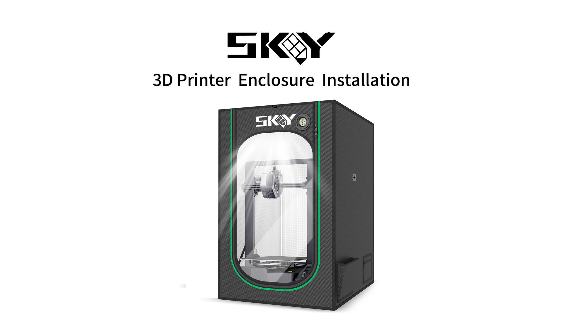 3D Printer Enclosure Constant Temperature Soundproof Dustproof Heating Tent W - View #11