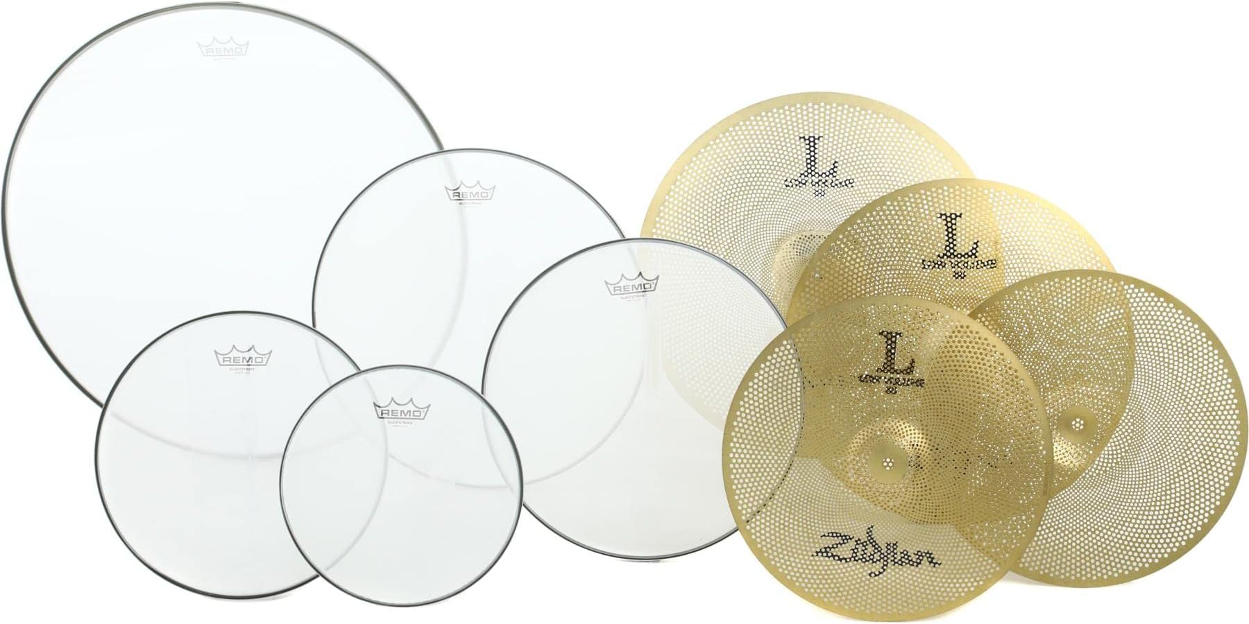 Meinl Cymbals HCS Complete Practice Cymbal Set with Quiet