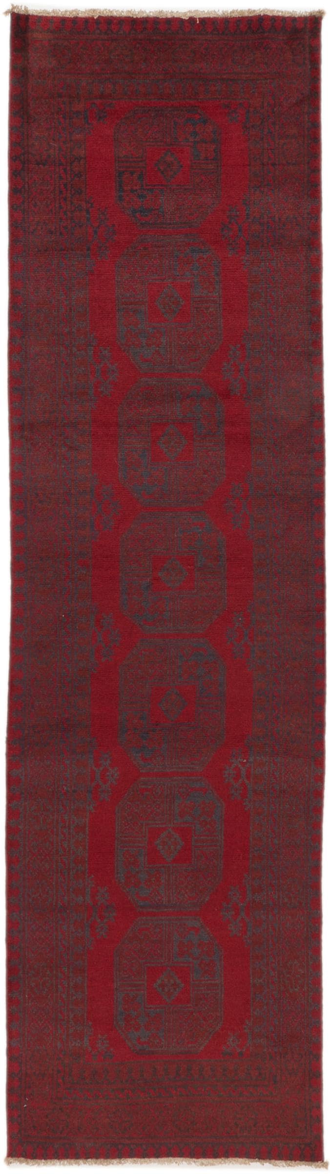 Tapis de course en laine afghan Akhche pour réchauffer votre couloir