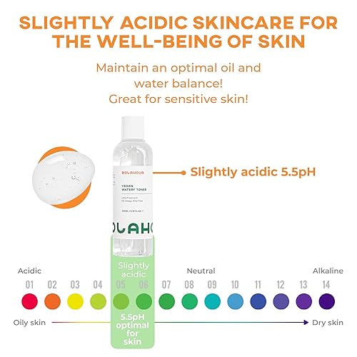 Miniatura 5 de Tónico acuoso vegano  Tónico facial para hombres y mujeres  Tóner hidratante para cara con ingredientes naturales  Tónico para piel grasa y piel