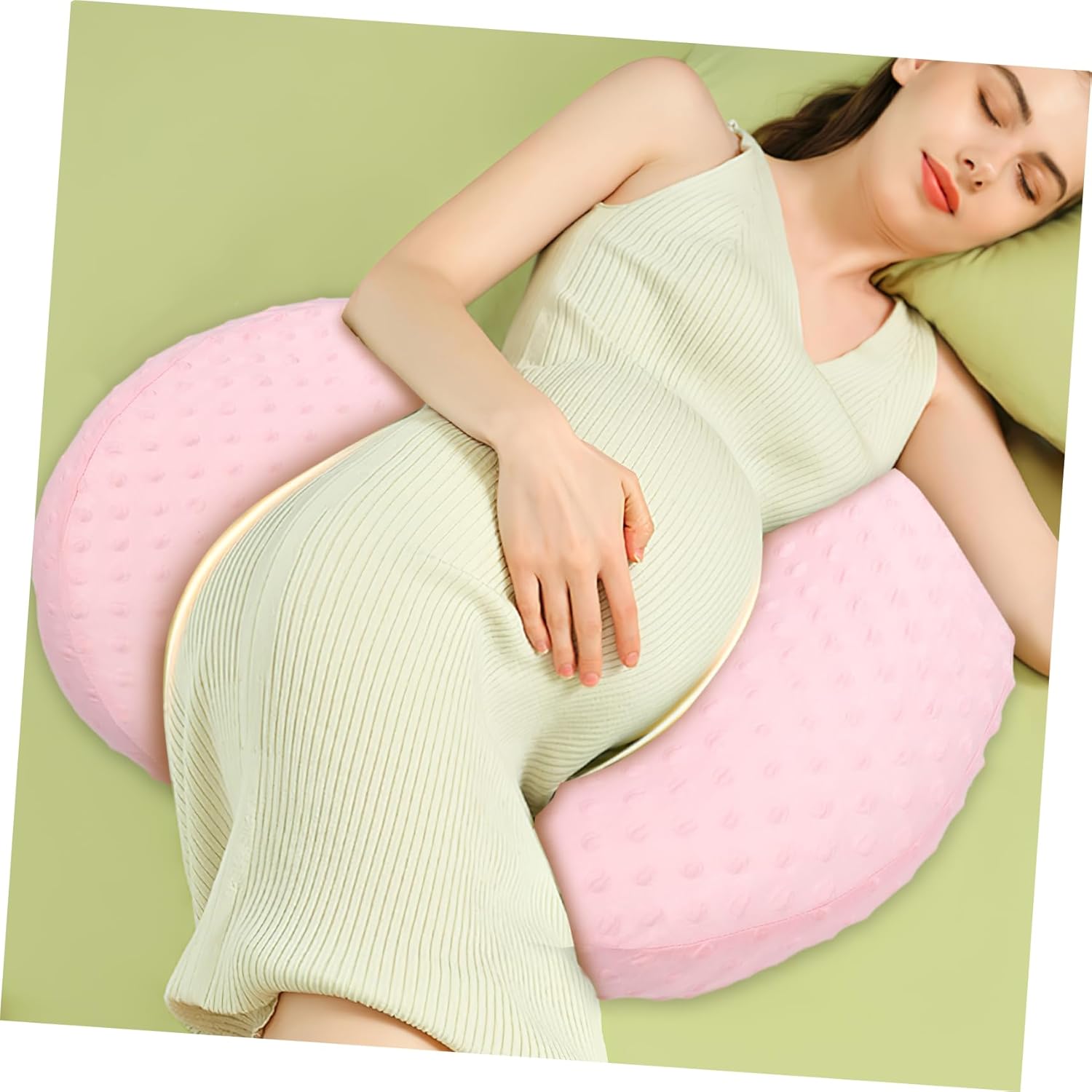 Small Pregnancy Pillow Cooling Maternity Waist Support Lumbar Pillow