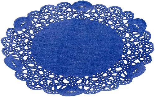 Miniatura 5 de Restaurantware Pastry Tek 4 x 4 Inch Lace Doilies 100 Decorative Tableware Placemats - Disposable Round Pink Paper Table Doilies For Birthdays Or
