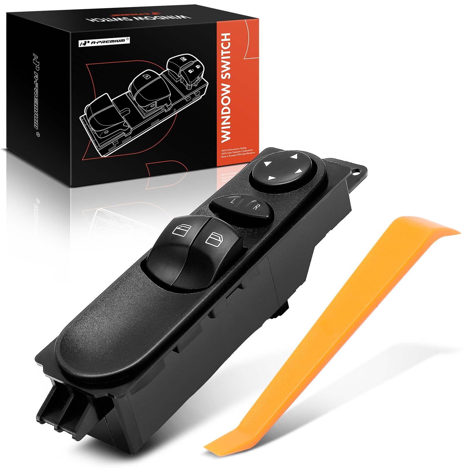 A-Premium Master Power Window Switch Compatible with Dodge Sprinter 2500/3500 2005-2009 & Mercedes-Benz Sprinter 2005-2012, Front Left Driver Side,