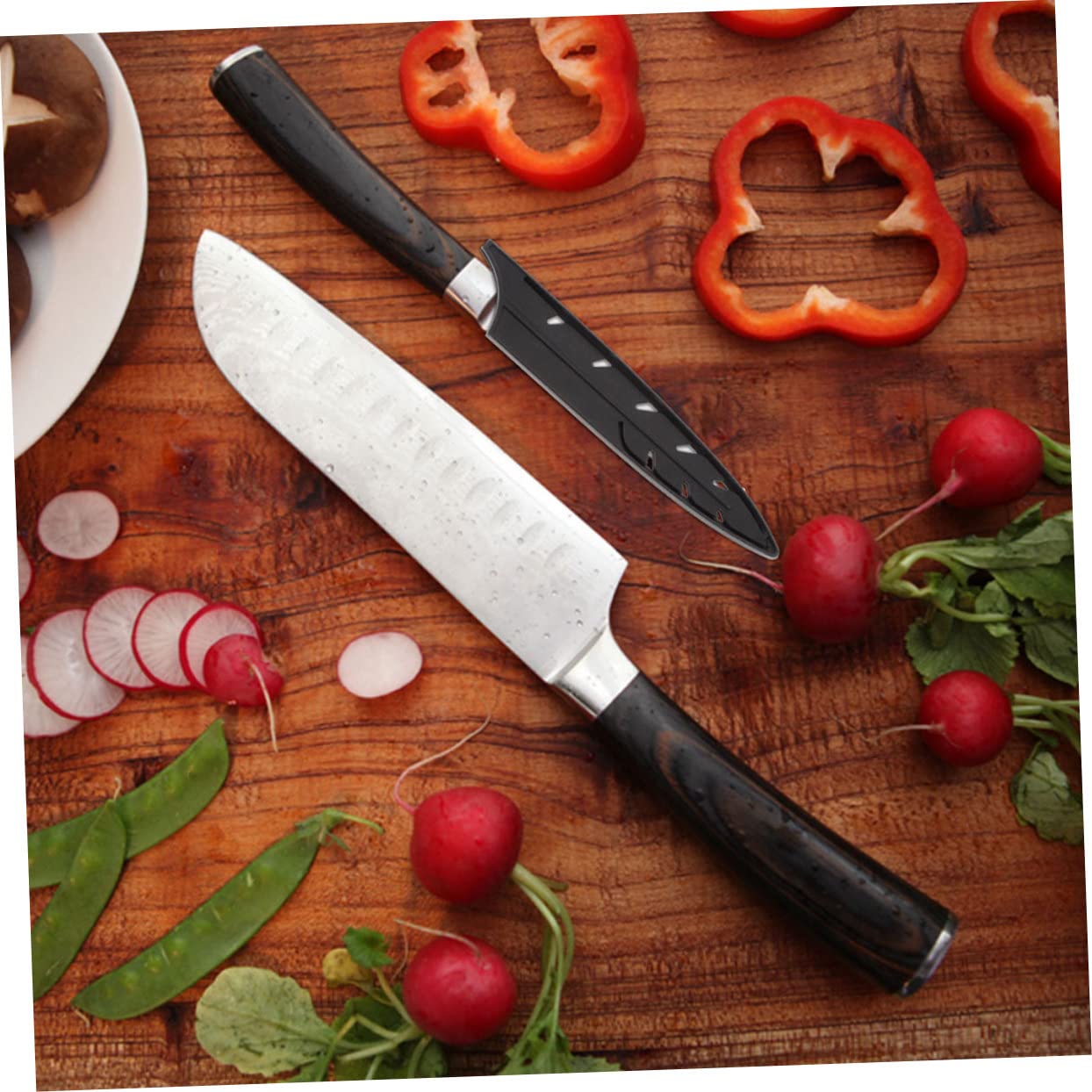 TOPBATHY 8piezas Cuchillo Protector De Cuchillas Funda De Seguridad Para Cortadores De Cocina Cubierta Para Interiores y Exteriores Para Camping y Almacenamiento