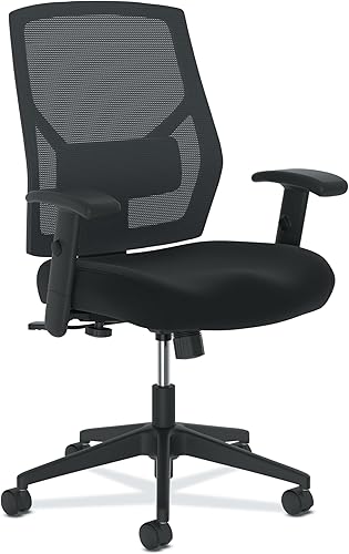 Miniatura 7 de HON Crio - Silla de trabajo de respaldo alto, silla de computadora con respaldo de malla con control asincrónico para escritorio de oficina, en