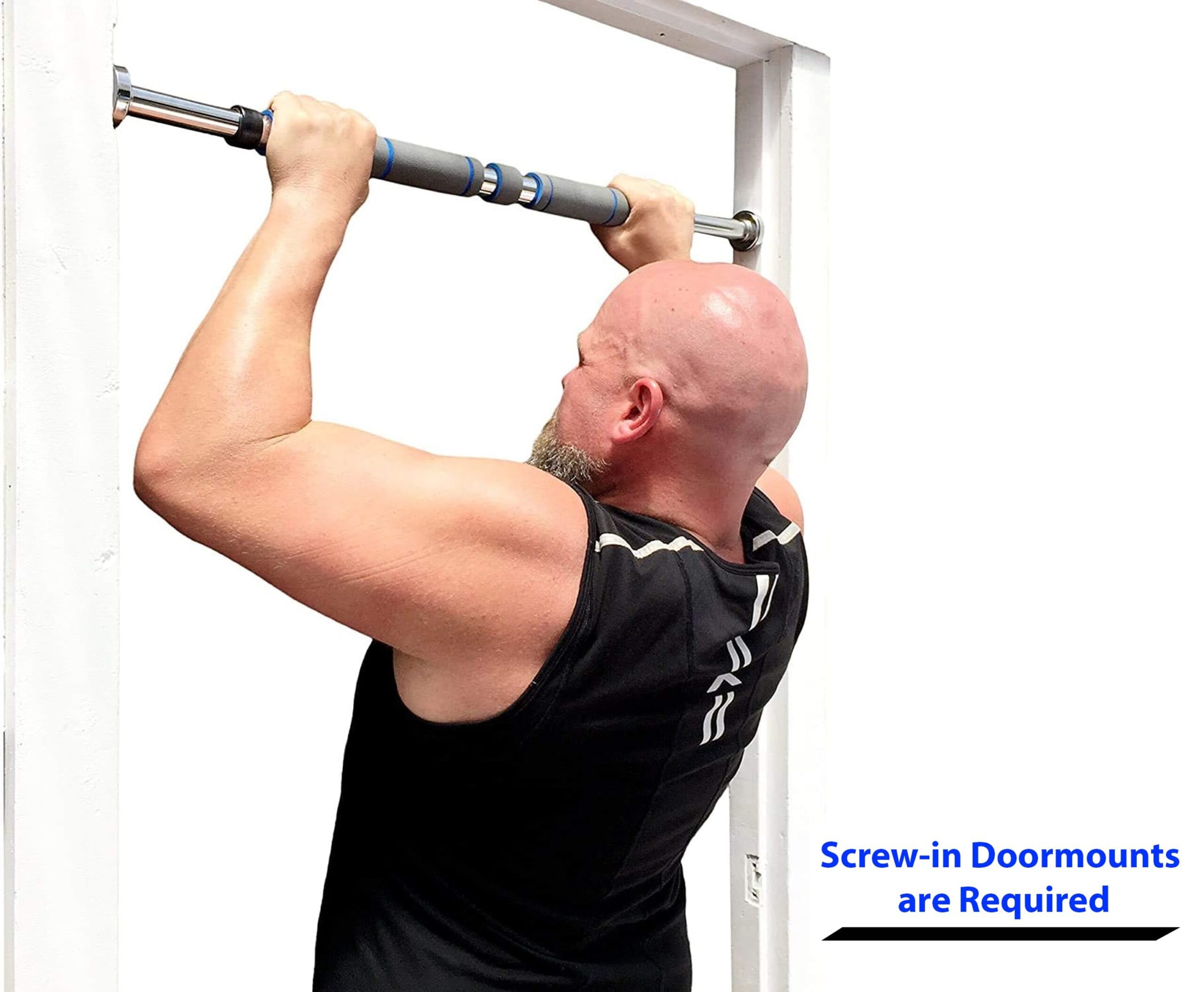 330LB Pull Up Bar Voor Deuropening, geen Schroeven... - Vicedeal