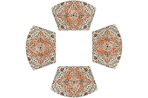 Artoid Mode Round Bohemian Placemats Set of 4
