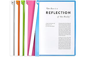 Proficient 5-Pack Clear Report Covers with Swing Clip | 30-Sheet Capacity |...