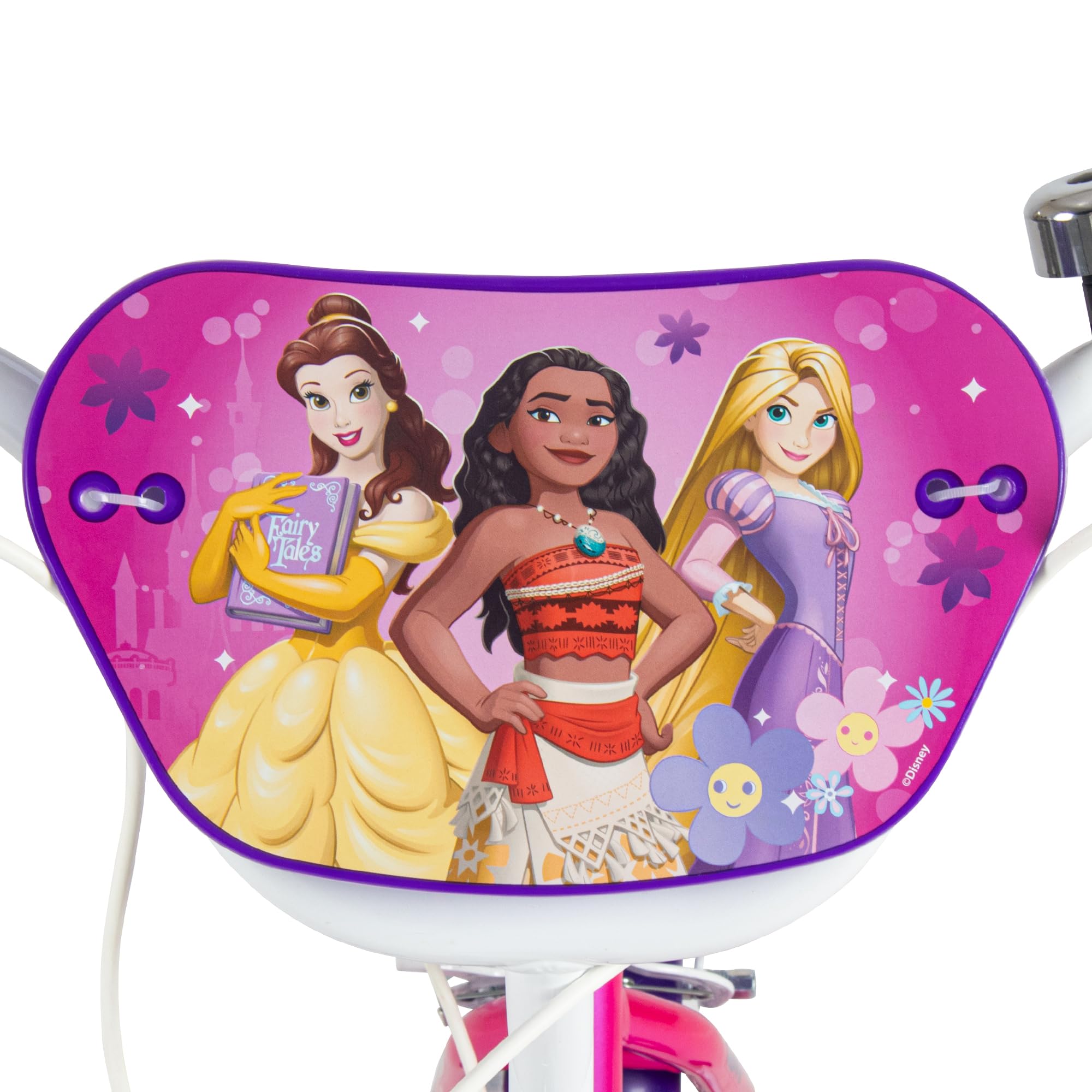 Huffy Disney Princess Bike Bicicleta infantil de 12 pulgadas, 14 pulgadas, 16 pulgadas, edad de 3 a 9 años, frenos de doble deslizamiento, ruedas estabilizadoras extraíbles, asiento ajustable, color