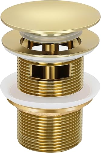 FERUERW Kit de drenaje desplegable para drenaje de bañera independiente, tapón de drenaje de bañera independiente, adecuado para la mayoría de